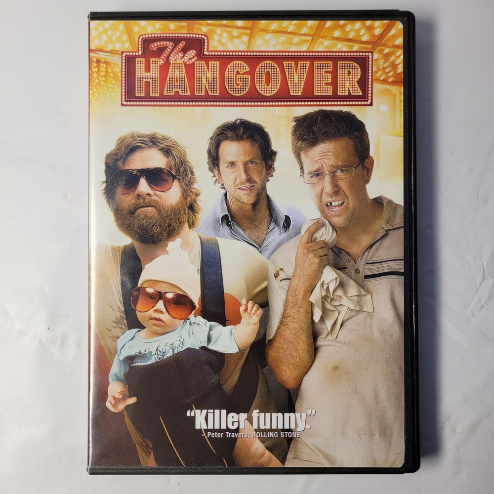 Warner Bros The Hangover DVD Movie Bradley Cooper Comedy Widescreen R-Rated